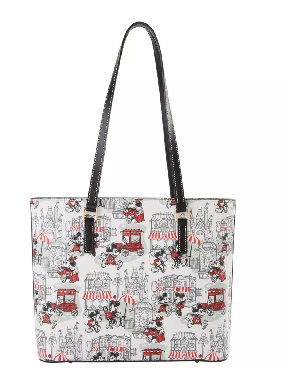 Mickey and Minnie Mouse Main Street Dooney & Bourke Tote Bag – Exclusive